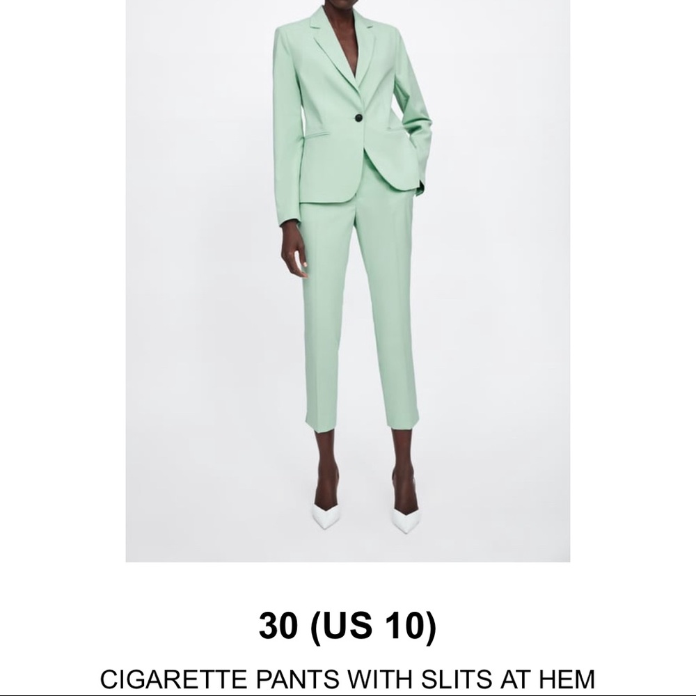 Cigarette pants from Zara